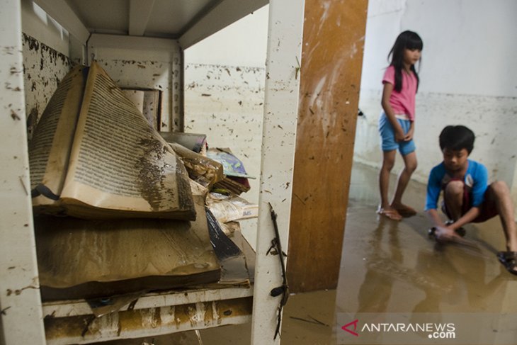 Pasca banjir kawasan Dago Bandung 