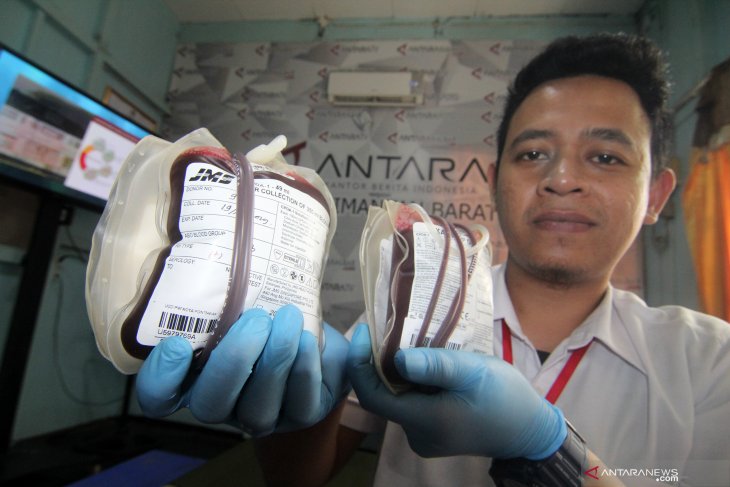 Donor Darah di LKBN Antara Biro Kalba