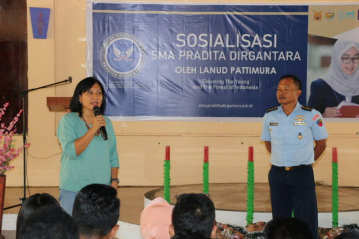 Lanud Pattimura Ambon sosialisasi SMA Pradita Dirgantara