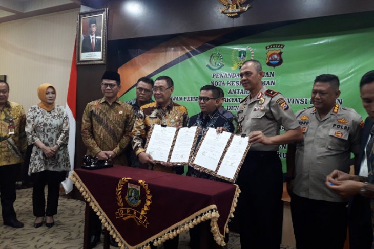 Penanganan masalah hukum DPRD Banten MoU dengan Polda dan Kejati