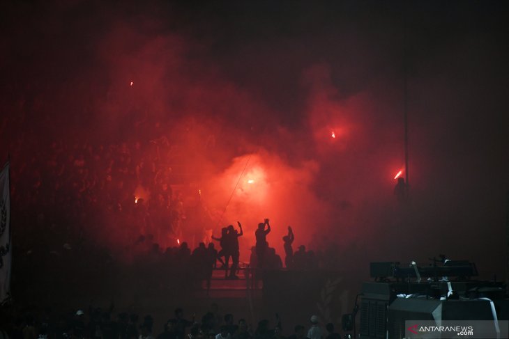 Bali United rayakan juara Liga 1 2019