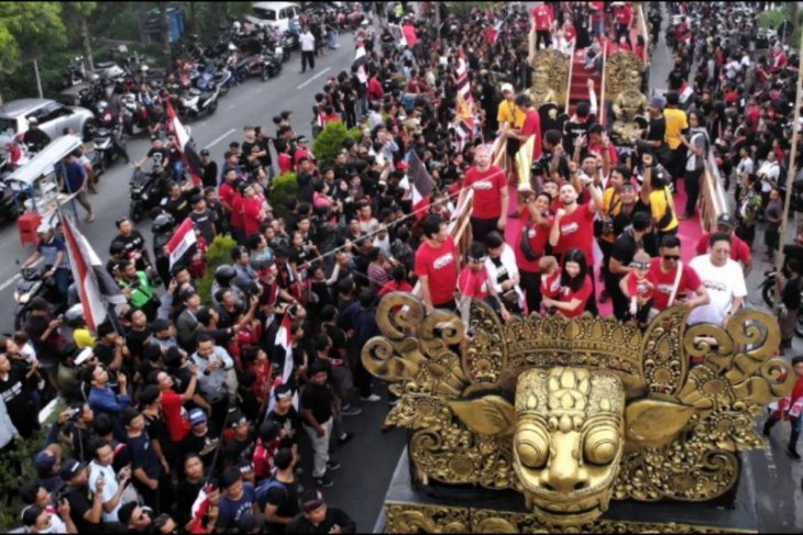 Bali United pawai juara Liga 1 2019