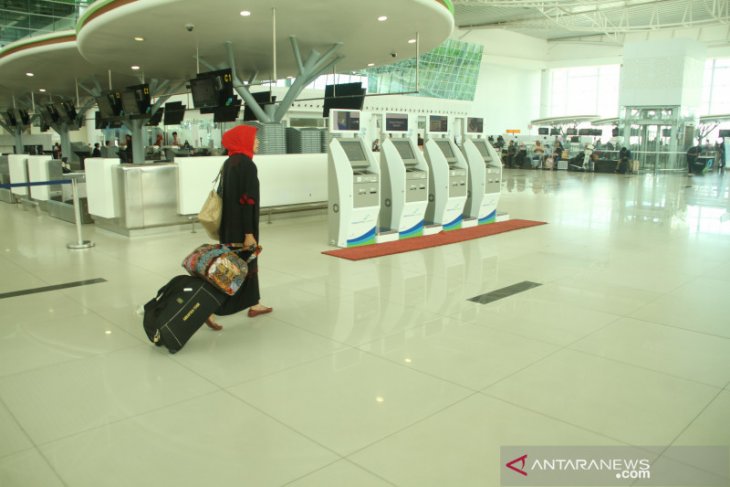 Jumlah penumpang udara di Kaltim turun 77,88 persen