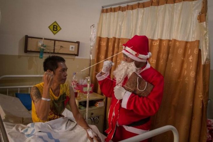 Perayaan Natal di rumah sakit