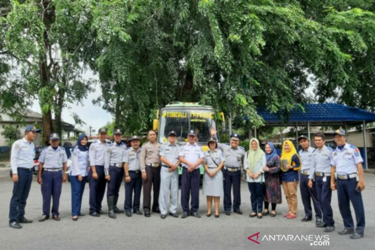 Jasa Raharja-Dishub Babel gelar kegiatan ram check angkutan umum