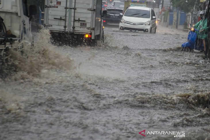 Genangan air di kota Bandung