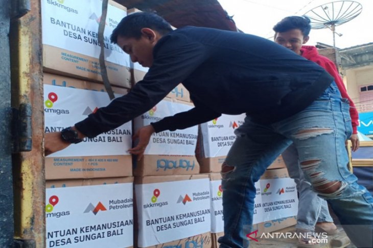 SKK Migas dan Mubadala Petroleum bantu korban kebakaran Kotabaru