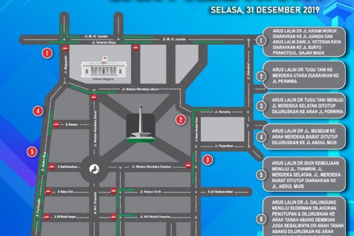 Ini rekayasa arus lalu lintas saat Car Free Night di Jakarta