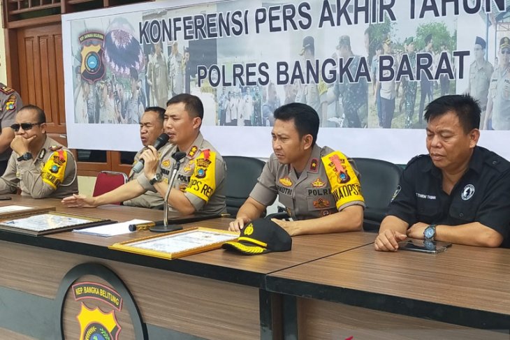 Polres Bangka Barat tangani 264 kasus kriminal selama tahun 2019