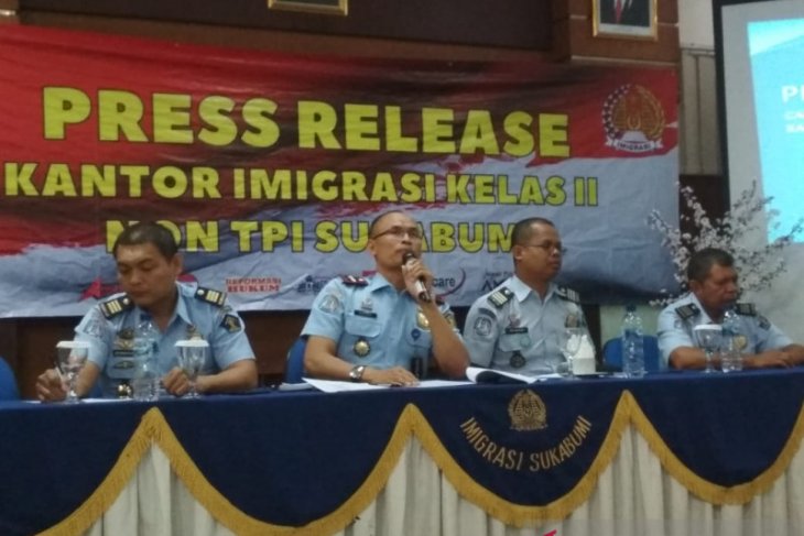 Kantor Imigrasi Sukabumi deportasi 27 WNA selama 2019
