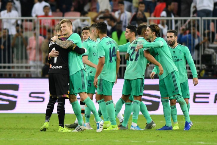 Madrid tekuk Valencia 3-1 pada semifinal Piala Super Spanyol
