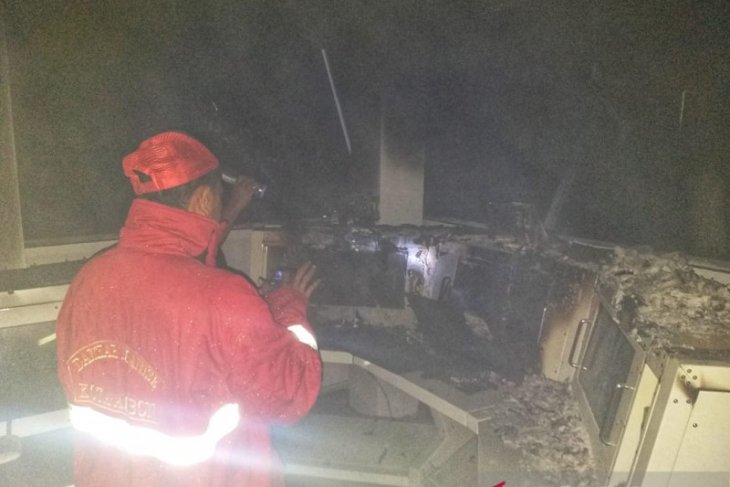 Polisi benarkan ruangan kantor Bakamla Ambon terbakar