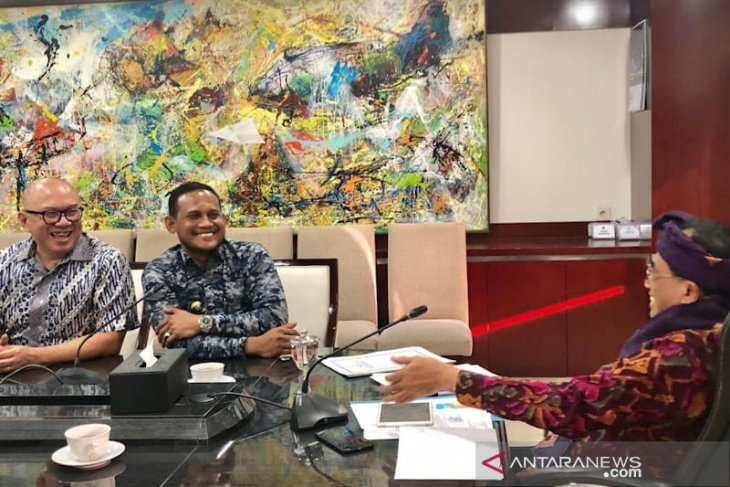 Majukan sektor perikanan, Bupati Rocky jumpai Menteri Perhubungan