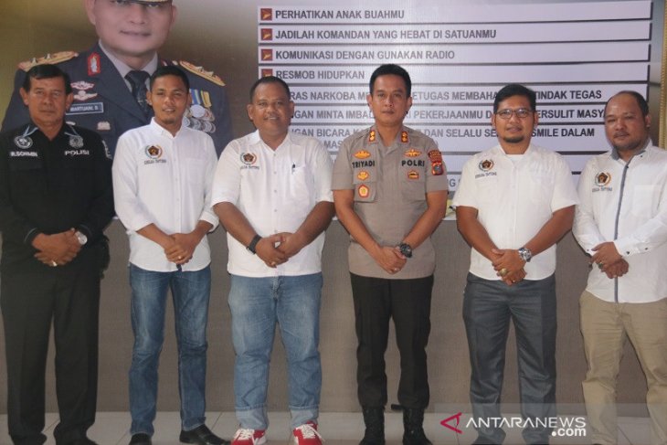 Kapolres Sibolga siap bermitra dengan PWI Sibolga-Tapteng