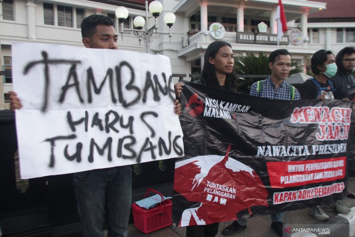 Aksi kamisan di Malang