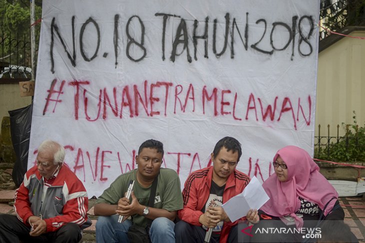 Tunanetra korban pengusiran Wyata Guna 