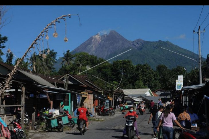 Merapi mulai stabil