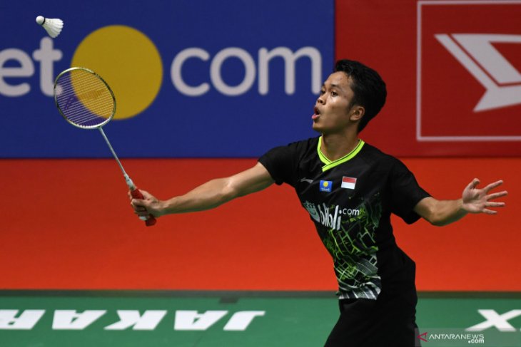 Anthony Ginting melesat ke peringkat lima dunia