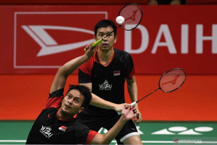 Hendra/Ahsan waspada calon lawan di semifinal BACT 2020