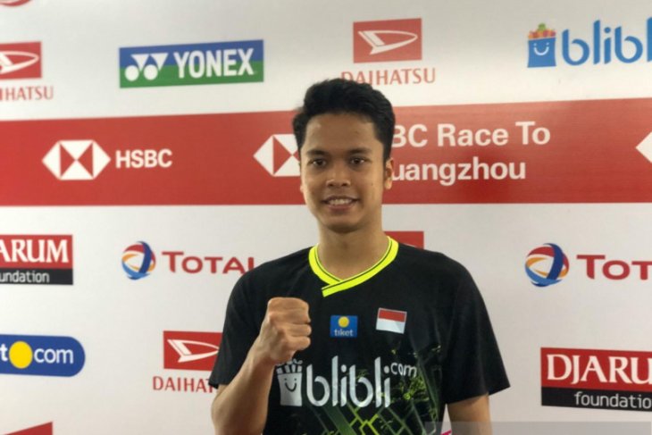 Anthony Ginting terharu raih gelar tunggal putra Indonesia