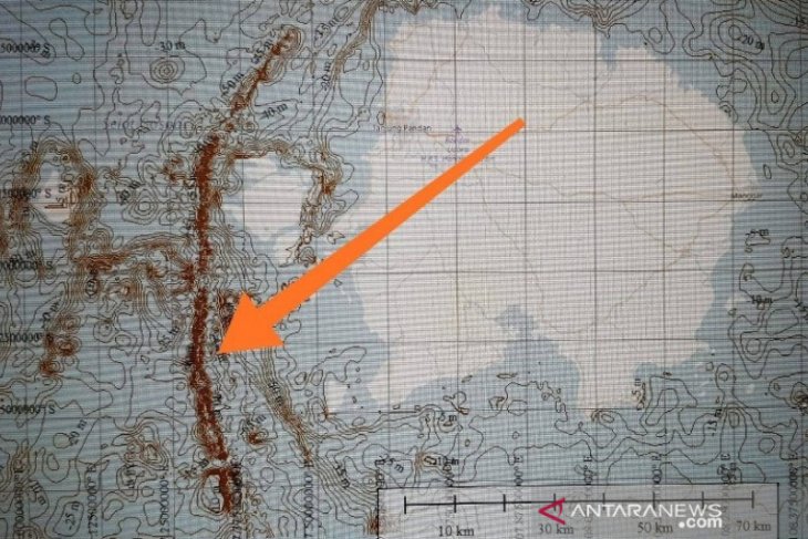 Laut Bangka Selatan - Belitung miliki tiga kilometer patahan sangat tua