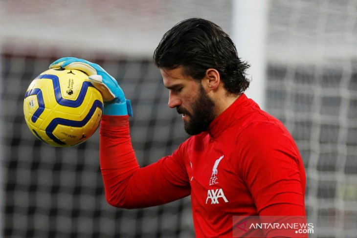 Liverpool tanpa Alisson saat lawan Bournemouth