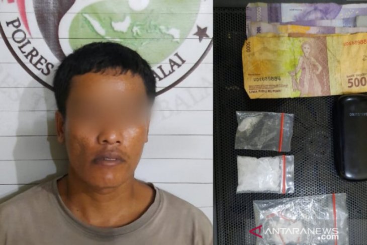 TO Antik ditangkap, 6,94 gram shabu jadi BB