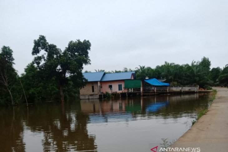 Debit air Sungai Batanghari meningkat, belasan desa terendam banjir luapan