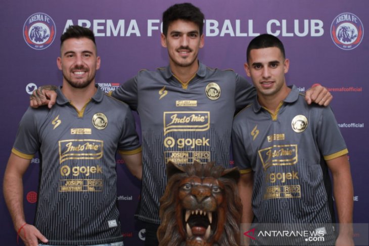 Arema FC mendatangkan tiga pemain asing dari Amerika Latin