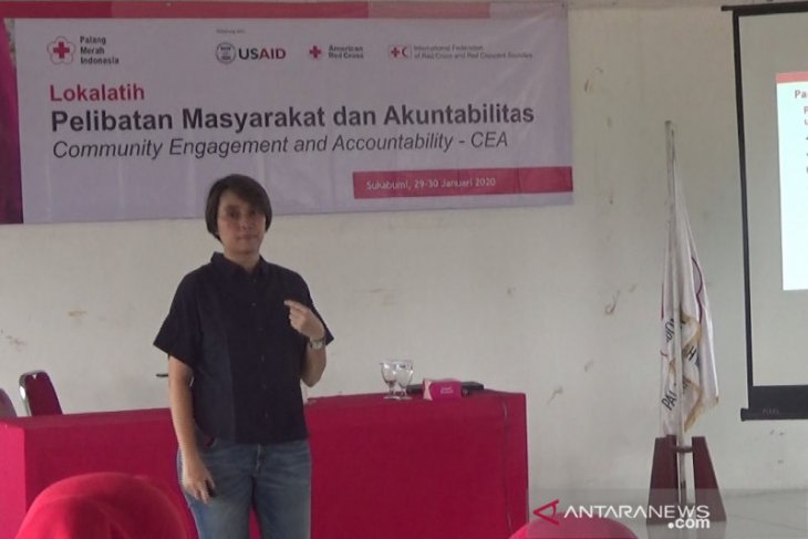 PMI sosialisasi pentingnya pelibatan masyarakat dalam program kesiapsiaagaan bencana