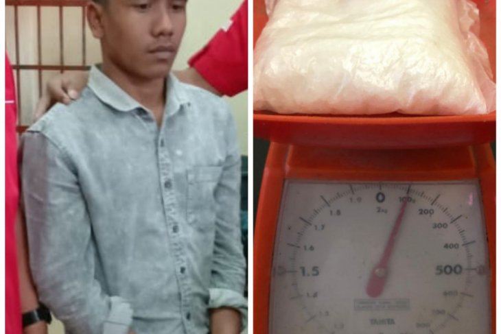 Hendak selundupkan 100 gram sabu-sabu ke Medan, Haikal diringkus Polisi Langkat