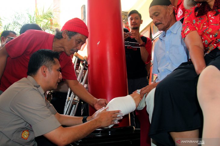 Pengukuran kaki palsu bagi penyandang disabilitas