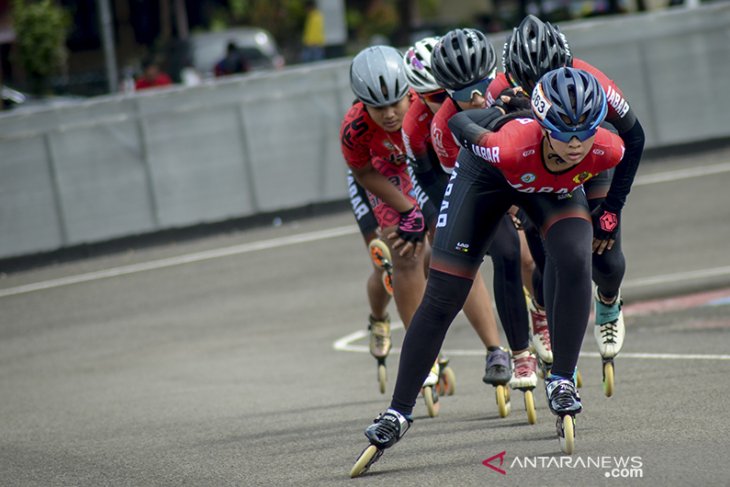 Persiapan atlet sepatu roda Jabar jelang PON Papua 