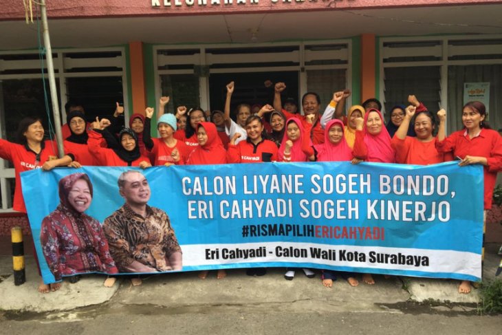 Puluhan Warga Sawahan Surabaya deklarasi dukung Eri Cahyadi maju Pilkada 2020