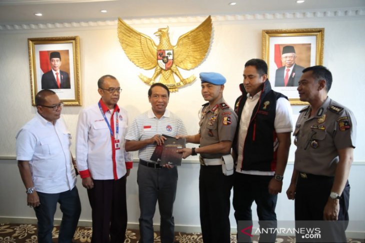 Bertemu Satgas Antimafia Bola, Menpora berharap liga bebas dari suap