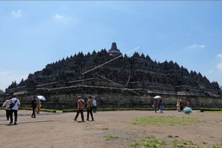 Penutupan lantai candi Borobudur