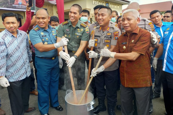 Kapolres Asahan: Pemusnahan narkoba bentuk perang terhadap narkoba