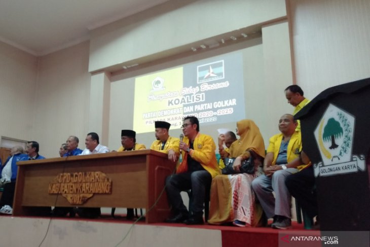 Partai Demokrat dan Golkar Karawang sepakat berkoalisi pada pilkada 2020