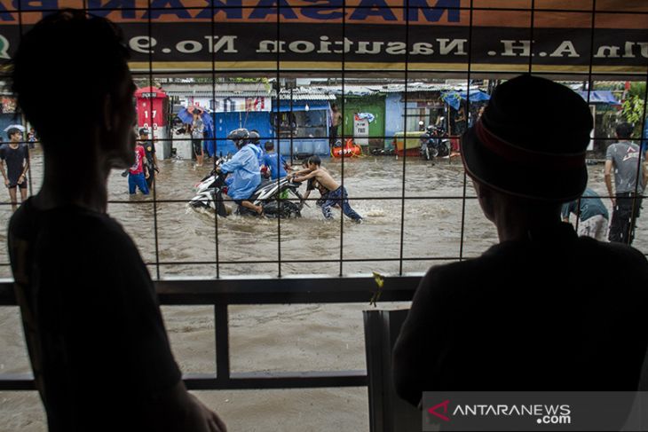 Genangan air di Bandung 