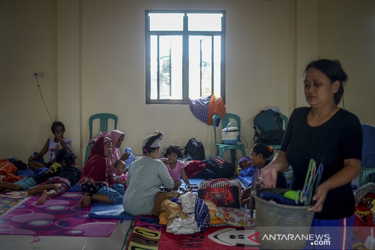 Pengungsi banjir Kabupaten Bandung 