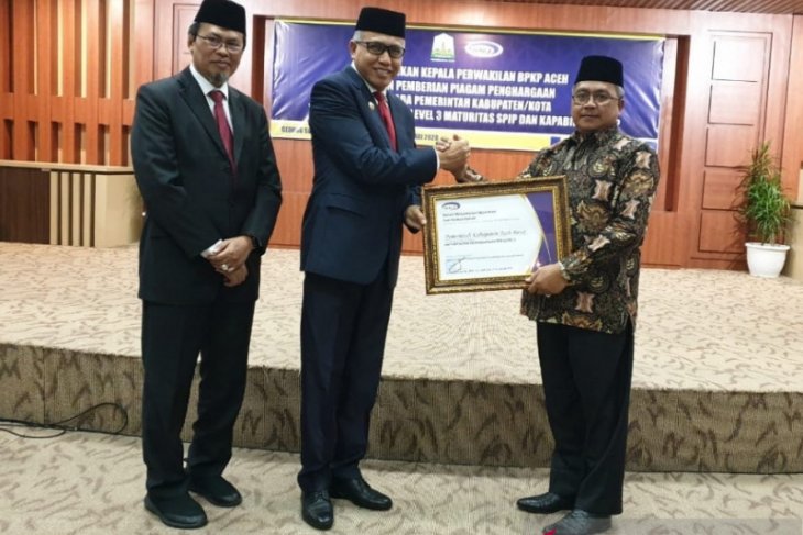 Berkinerja baik, Aceh Barat raih dua penghargaan dari BPKP pusat