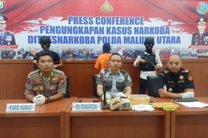 Polda Maluku Utara tangkap mahasiswa pengedar narkoba