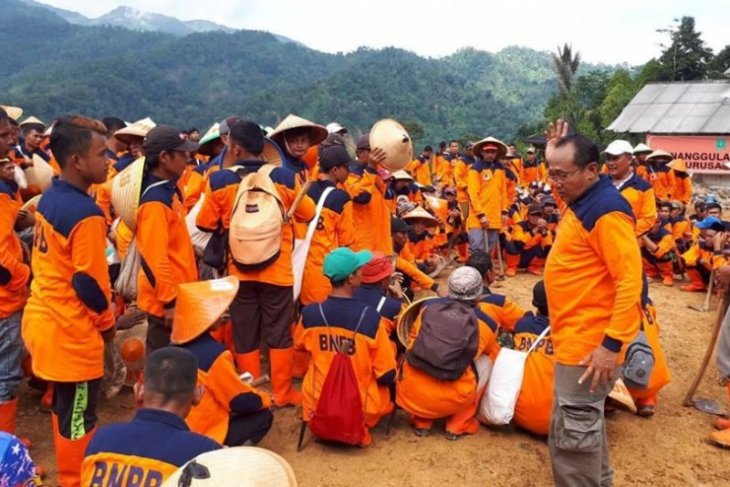 BNPB tanam vetiver di Taman Nasional Gunung Halimun Lebak