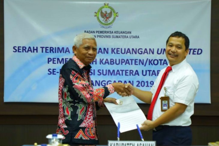 BPK Sumut terima LKPD Kabupaten Asahan