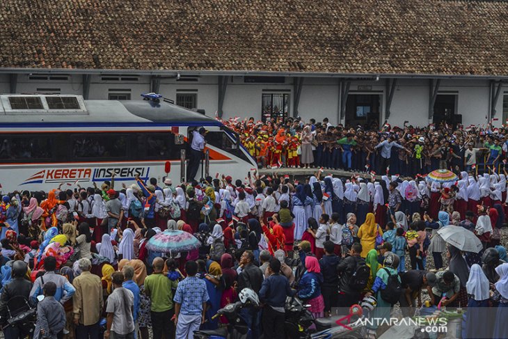 Uji coba reaktivasi kereta api jalur Cibatu-Garut 