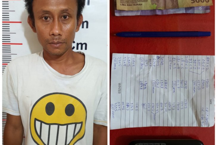 Polisi Secanggang Langkat amankan pelaku judi togel