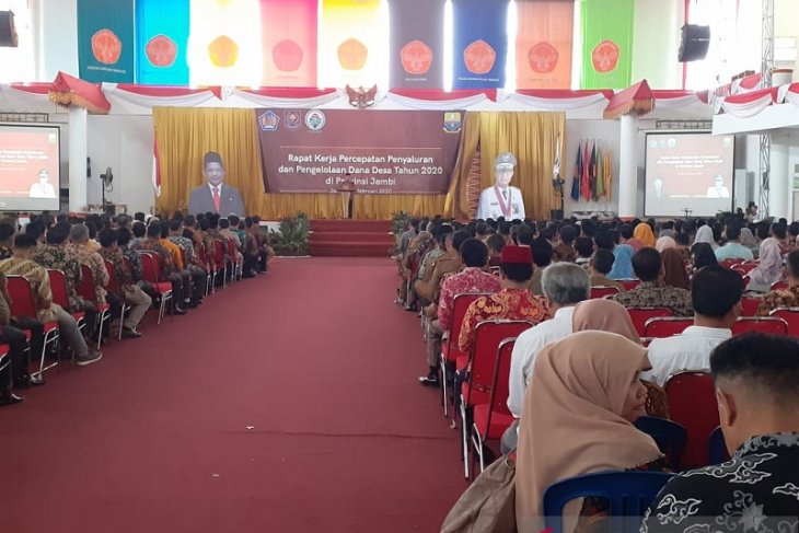Dirreskrimsus Polda Jambi hadiri raker percepatan penyaluran dana desa