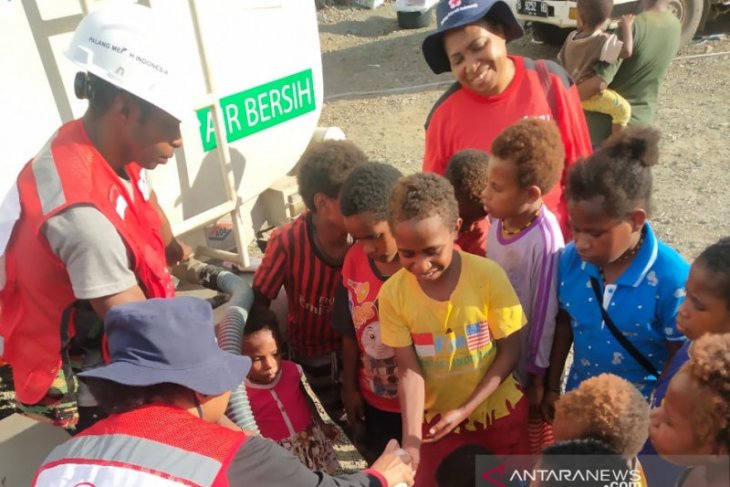 PMI Papua berikan promkes kepada pengungsi banjir bandang Sentani