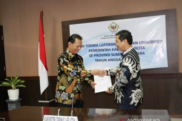 Pemkab Tapsel serahkan LKPD 2019 ke BPK Sumut