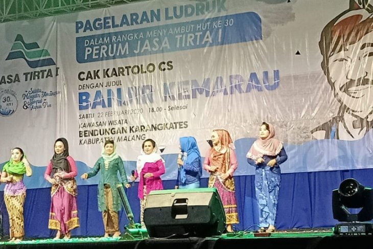 Jasa Tirta ajak msyarakat mencintai sungai lewat pertunjukan ludruk
